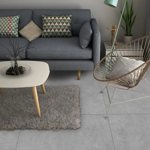 Barko 100x100 Matte Porcelain Tile dark gray