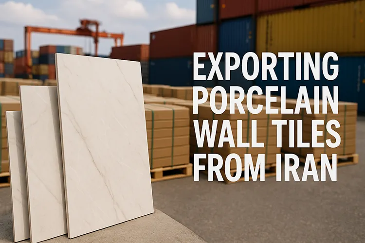 Exporting porcelain wall tiles from Iran