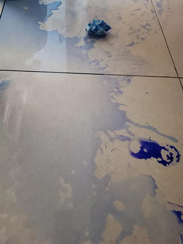 how to remove Ink or Paintfrom ceramic tiles?