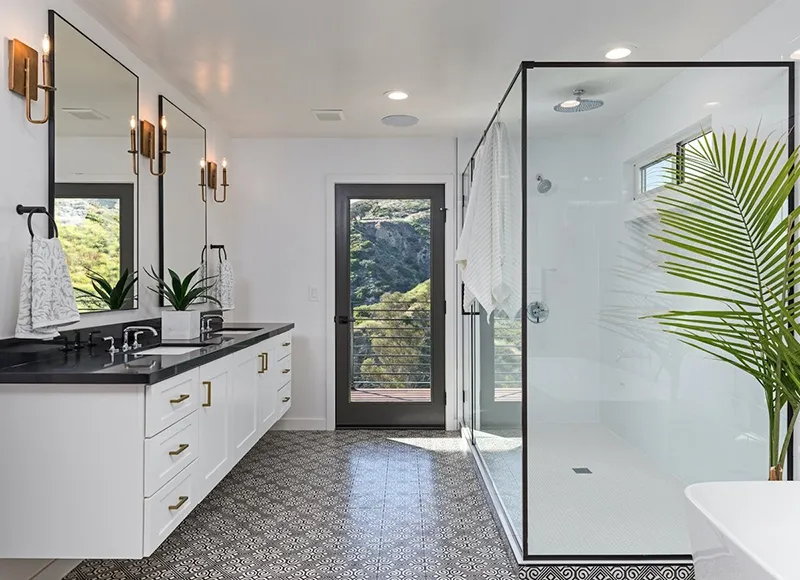 How to Make a Large Bathroom Feel Cozier