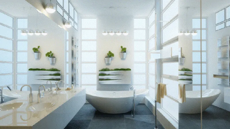 Choosing the best color tiles for bathrooms