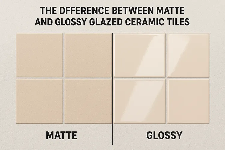 The Difference Between Matte and Glossy Glazed Ceramic Tiles