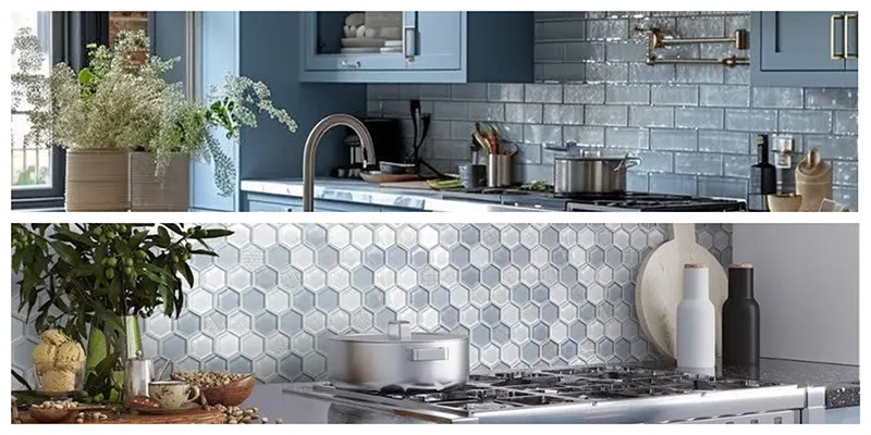 Enhance your interiors with vibrant and easy-to-clean glass surfaces.