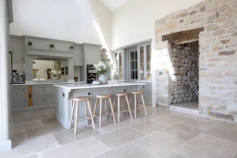 Limestone tiles offer natural elegance and durability for your interiors.