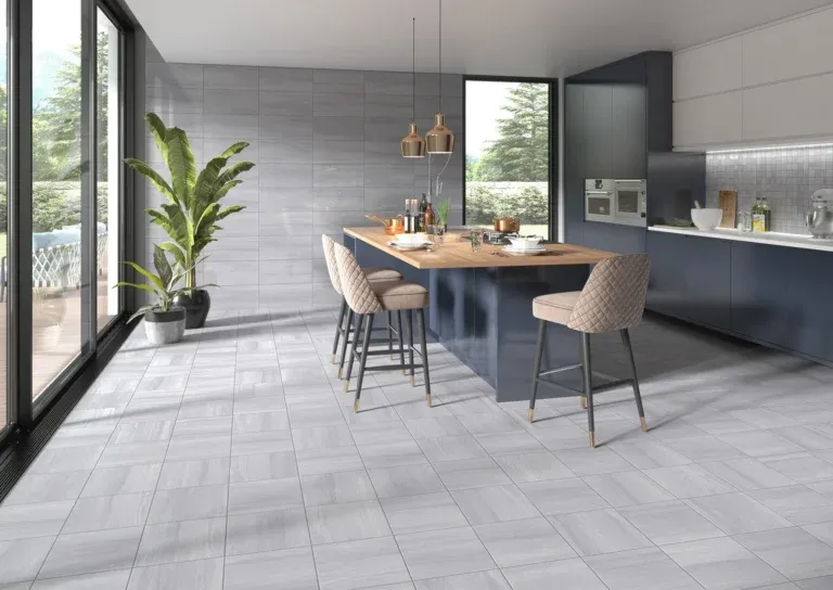 Kitchen ceramic tiles provide a healthy, hypoallergenic, and toxin-free flooring option, keeping your home safe and clean for the whole family.