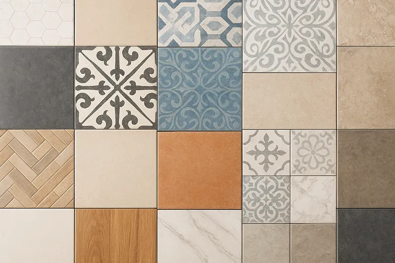 What tile designs and colors are currently the most popular among Iraqi consumers?
