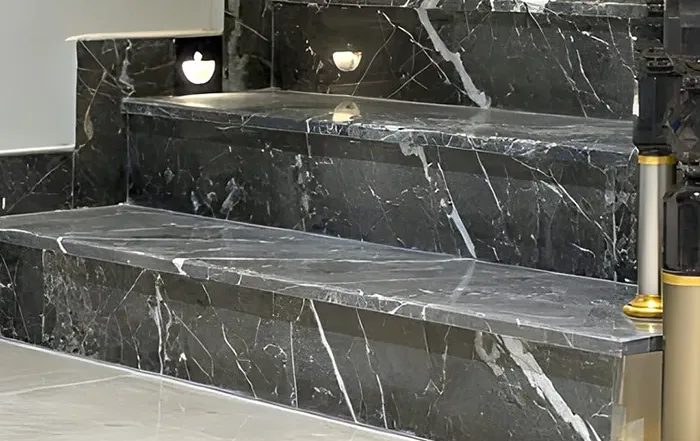 Types of Stone-Look Ceramic Tiles for Stairs