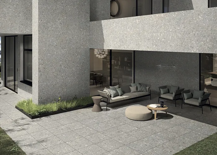 Types of ceramic tile design for the yard