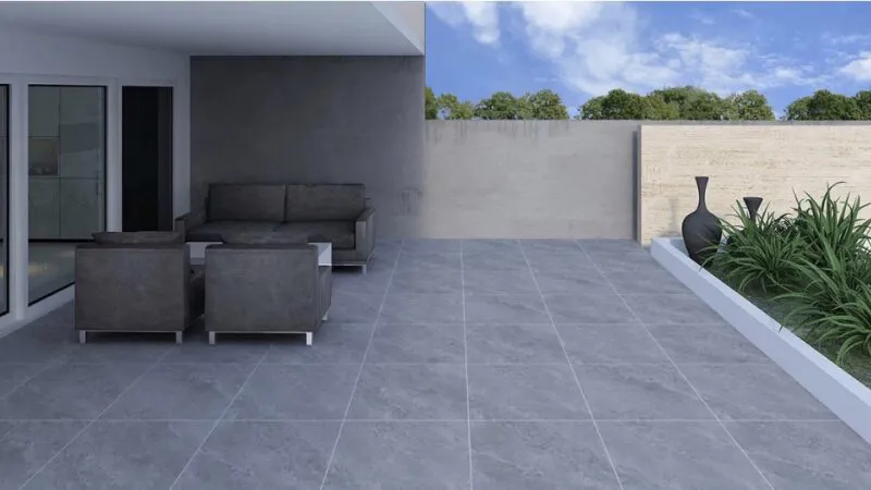 Gray Porcelain Ceramic Tiles for the Yard