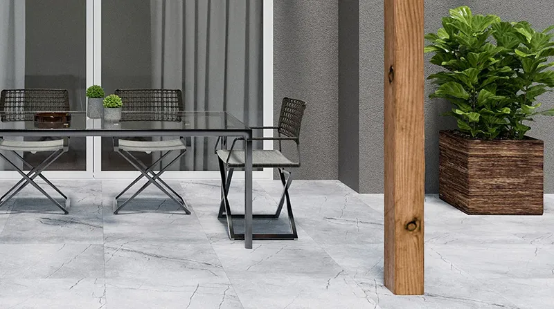 Gray Porcelain Ceramic Tiles for the Yard Floor